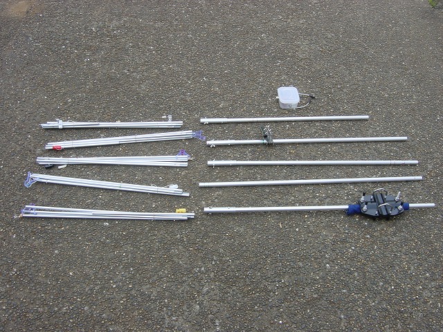 50MHz 5ele F9FT組立て編 組立て